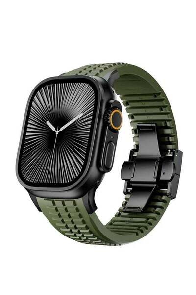 VitalTech Universal watch band for Apple Watch, 49mm/45mm/44mm silicone and m...