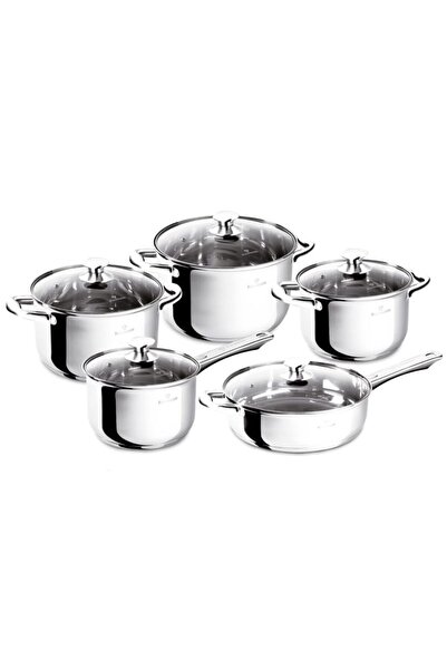 Berlinger Haus Σετ μαγειρικών σκευών από ανοξείδωτο ατσάλι 10 τεμαχίων Gourme...