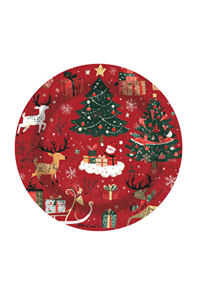 Choice أطباق مقاس 9 بوصات، 20 قطعة، 20 بنساً، أدوات مائدة لحفلات عيد الميلاد،...