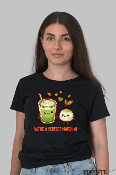 GILDAN Tricou Valentine S Day Cuplu We Re A Perfect Matcha Dama