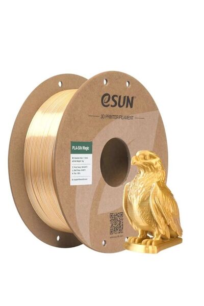 eSun Altın-Gümüş Silk Magic Pla Filament 1.75mm. 1Kg - Teknoartshop