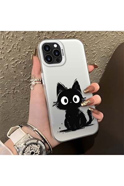 Hontinga حافظة من السيليكون النحيف المقاوم للصدمات بنمط القطط اللطيفة المتواف...