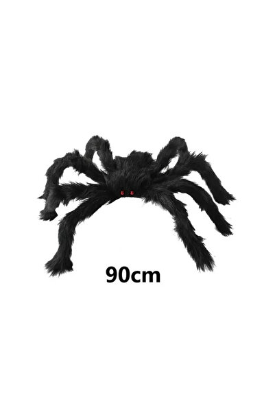 Choice عنكبوت قطيفة كبير بطول 90 سم تقريبًا، يُستخدم كديكور لحفلات الهالوين، ...