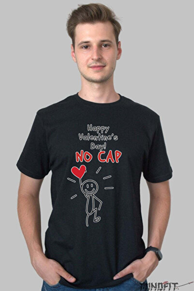 GILDAN Μπλουζάκι Ημέρα του Αγίου Βαλεντίνου Χαρούμενη Αγάπη Χωρίς Όρια Άνδρας