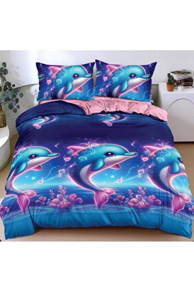 Casa de Vis Double bed linen set, satin cotton, 220 x 230 cm, 4 pieces, A50-696,