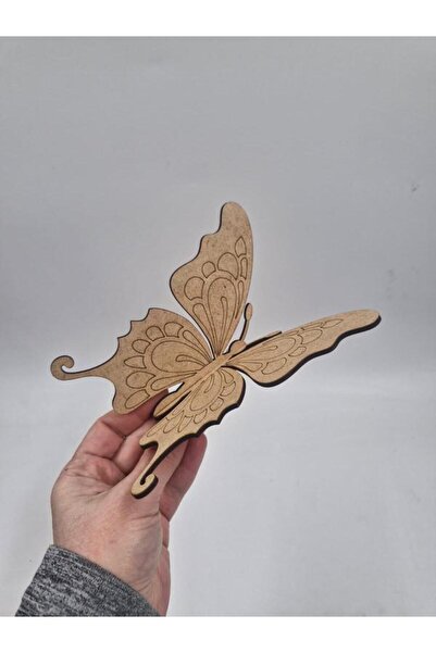 Mu Art Ahşap 10 قطع من سلسلة فن الرسم على الخشب بتصميم الفراشة H للمدرسة، نشا...