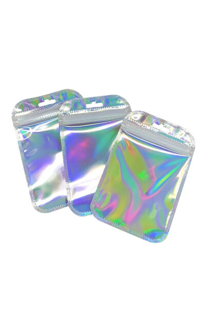 Choice16 10.5x15cm 100pcs Rainbow Aluminum 50/100pcs Iridescent Self Sealing ...