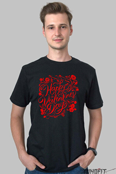 GILDAN Tricou Valentine S Day Happy Valentine S Day Floral Barbat