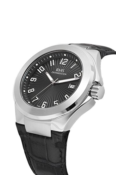 Romanson Siyah Deri Kordon Erkek Kol Saati L-RMS.1.AG2072.04