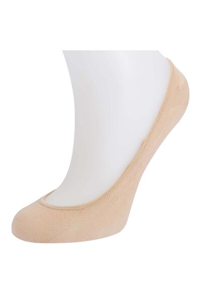 OEM Women's Socks Ballerinas with Gel Beige - One Size