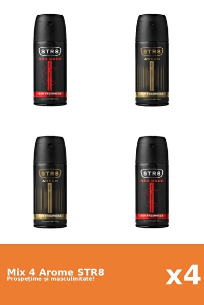 str8 Set 4 Mix STR8: 2x Ahead, 2x Red Code