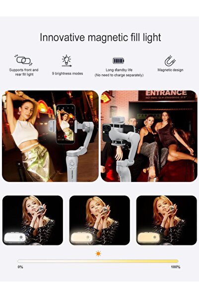 Generics KOSCHEAL Cell Phone Stabilizer, Portable and Foldable 3-Axis Gimbal ...