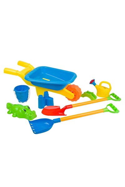 OEM Πολύχρωμο Σετ Καροτσιού Παραλίας & 7 Αξεσουάρ