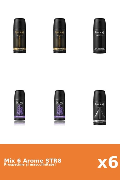 str8 Set 6 Mix STR8: 2x Ahead, 2x Game, 1x Original, 1x Rise