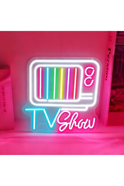 Slasa Colourful LED Neon Sign Wall Light for Party Home Decor 31 x 32 cm