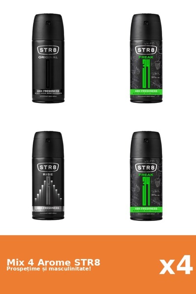 str8 Set 4 Mix STR8: 2x FR34K, 1x Original, 1x Rise