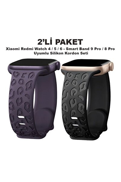 Dexmon Redmi Watch 4/5/6 - Smart Band 9 Pro/8 Pro Compatible Leopard Pattern ...