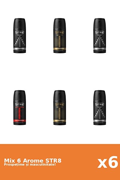 str8 Set 6 Mix STR8: 2x Ahead, 1x Red Code, 3x Rise