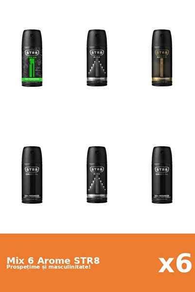 str8 Set 6 Mix STR8: 1x Ahead, 1x FR34K, 2x Original, 2x Rise