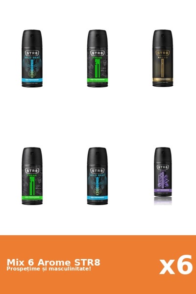 str8 Set 6 Mix STR8: 1x Ahead, 2x FR34K, 1x Game, 2x Wild Beat