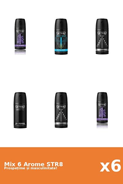 str8 Set 6 Mix STR8: 2x Joc, 1x Original, 2x Rise, 1x Wild Beat