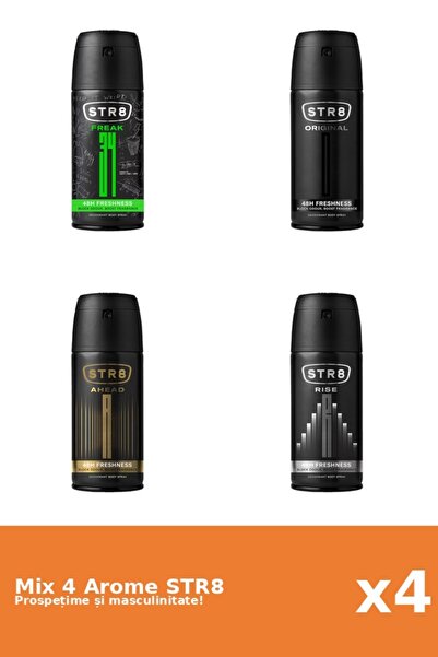 str8 Set 4 Mix STR8: 1x Ahead, 1x FR34K, 1x Original, 1x Rise