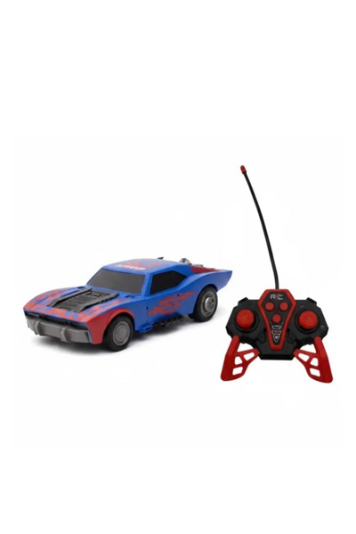 TOY LAND سيارة رياضية تعمل بجهاز تحكم عن بعد بمقياس 1:14 مزودة بمصابيح أمامية...