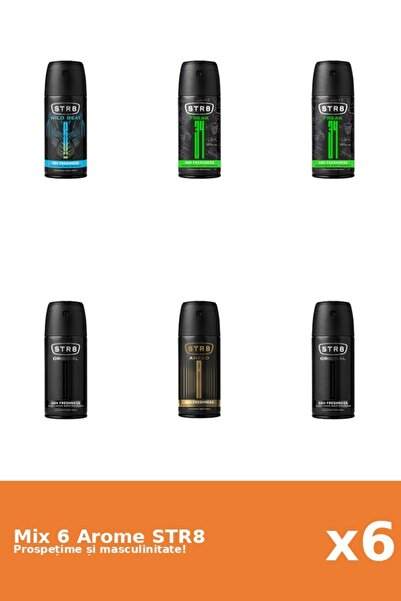 str8 Set 6 Mix STR8: 1x Ahead, 2x FR34K, 2x Original, 1x Wild Beat