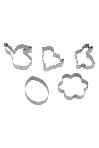 OEM Metal Cookie Cutters with Patterned - 5pcs