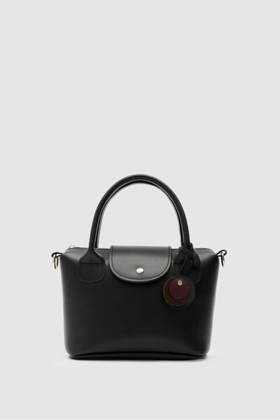 Shule Bags Geantă Bondi Clamshell Crossbody Neagră