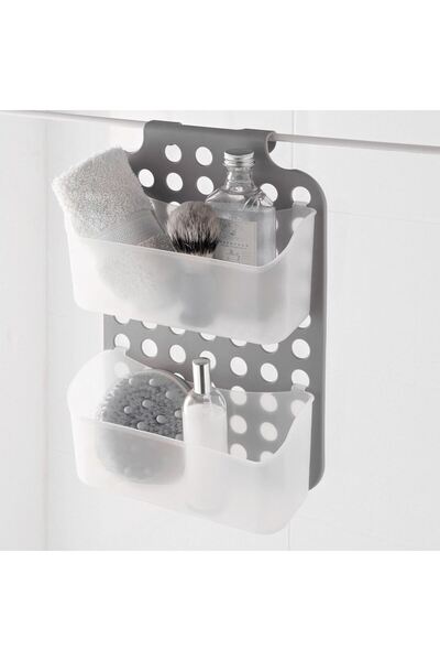 OEM 2-Tier Plastic Bathroom Shelf