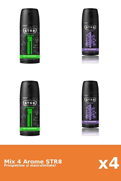 str8 Set 4 Mix STR8: 2x FR34K, 2x Game
