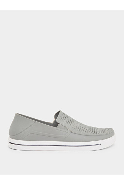 Styli Men Grey Slip-On Comfort Shoes