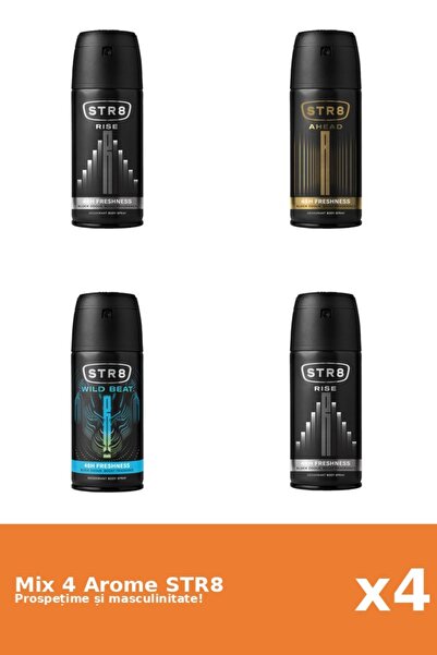 str8 Set 4 Mix STR8: 1x Ahead, 2x Rise, 1x Wild Beat