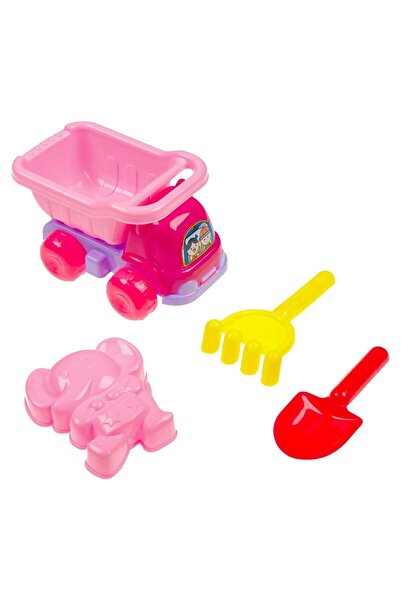 OEM Ροζ Φορτηγό Σετ Παραλίας & 3 Αξεσουάρ