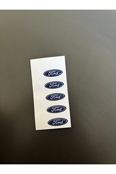 oto Ford fiestra fusion mendeo kumanda,anahtar amblemi damla etiket 21 mm 5 adet