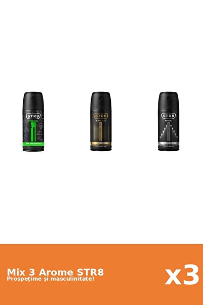 str8 Set 3 Mix STR8: 1x Ahead, 1x FR34K, 1x Rise