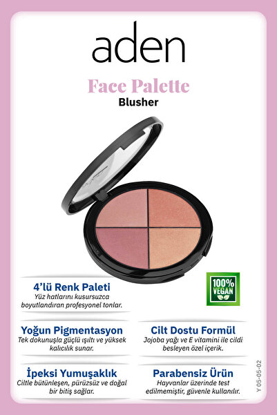 Aden Blusher Palette 01