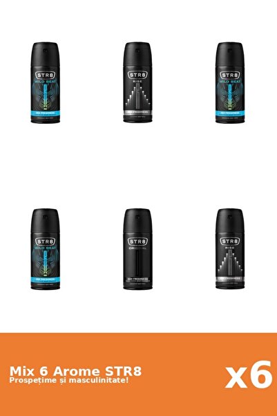str8 Set 6 Mix STR8: 1x Original, 2x Rise, 3x Wild Beat