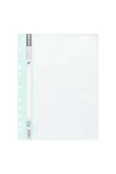 OEM Πλαστικός φάκελος A4 χρώματος μέντας με ράγα και 10 φύλλα