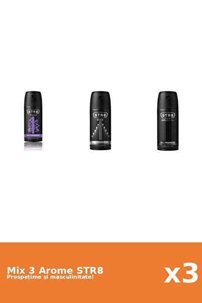str8 Set 3 Mix STR8: 1x Game, 1x Original, 1x Rise