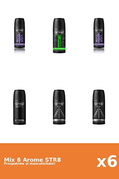 str8 Set 6 Mix STR8: 1x FR34K, 2x Game, 1x Original, 2x Rise