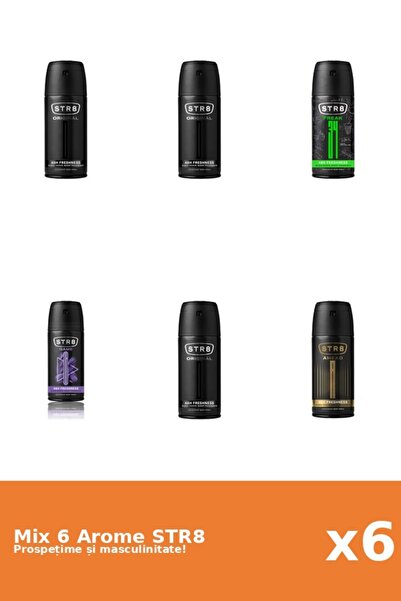 str8 Set 6 Mix STR8: 1x Ahead, 1x FR34K, 1x Game, 3x Original