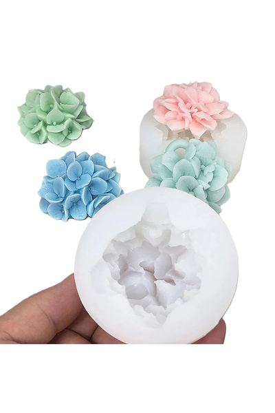 MILMATT Matrita din silicon, Milmatt, Hortensie, 7 x 4,1 cm