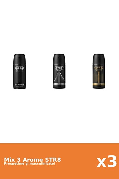 str8 Set 3 Mix STR8: 1x Ahead, 1x Original, 1x Rise