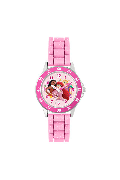 Disney Princess Pink Time Teacher Analogue Watch