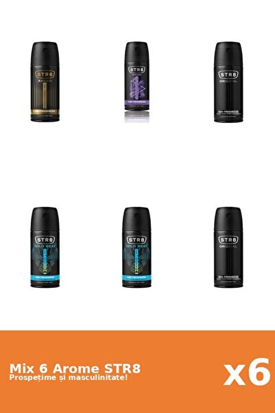 str8 Set 6 Mix STR8: 1x Ahead, 1x Game, 2x Original, 2x Wild Beat
