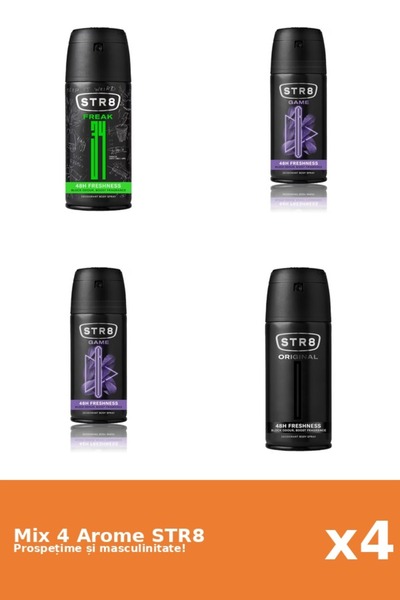 str8 Set 4 Mix STR8: 1x FR34K, 2x Game, 1x Original