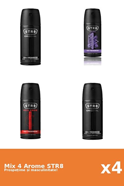 str8 Set 4 Mix STR8: 1x Game, 2x Original, 1x Red Code