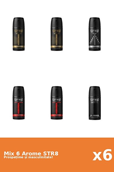 str8 Set 6 Mix STR8: 2x Ahead, 1x Original, 2x Red Code, 1x Rise